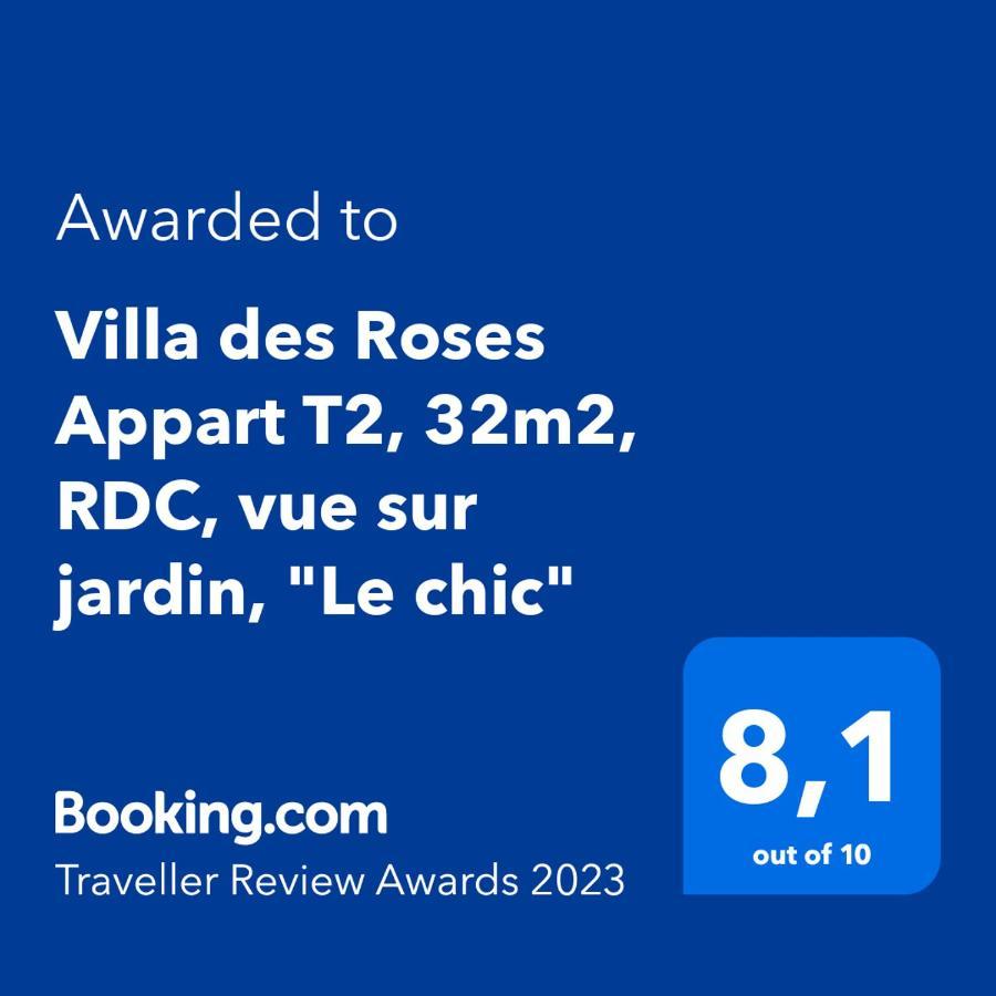 Villa des Roses Appart T2, 32m2, RDC, vue sur jardin, Le chic Le Havre Extérieur photo